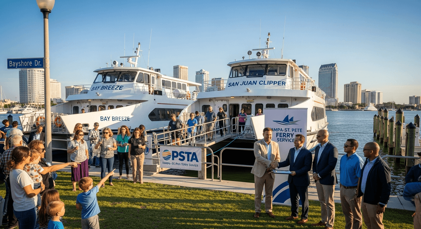 Tampa–St. Pete Ferry Is Becoming a Year-Round Reality: PSTA Buys Two Boats