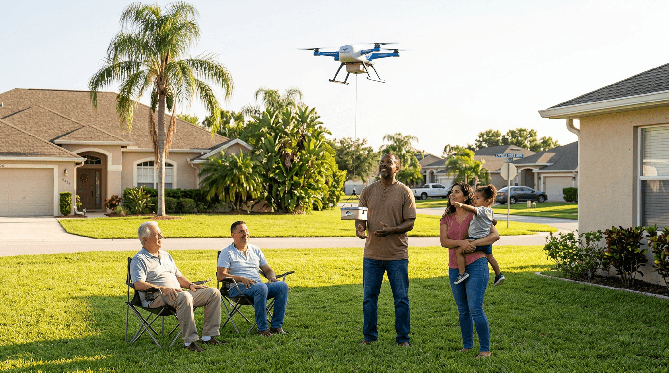 Drones Will Fly Prescriptions Into Tampa Bay Backyards Starting in 2027