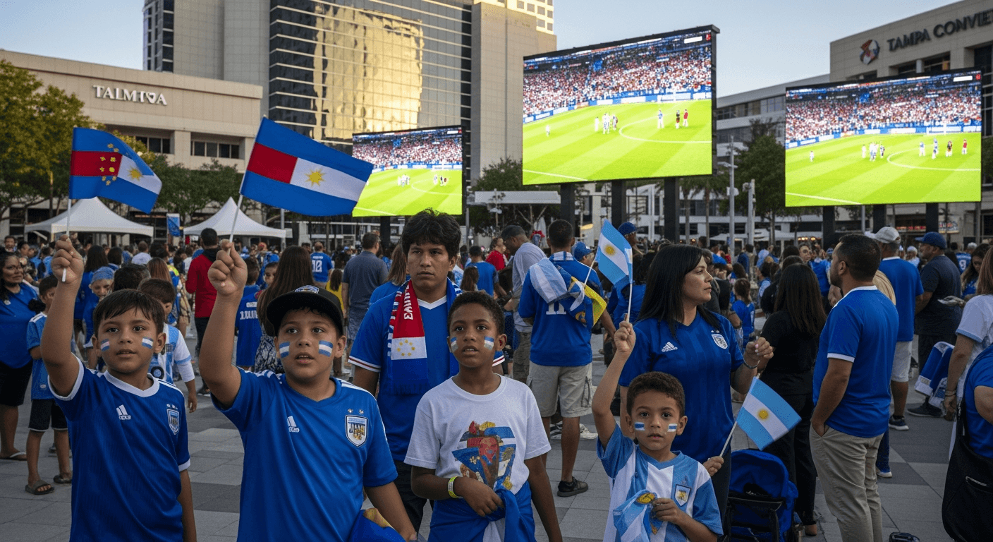 Tampa Throws a Free Downtown Party for Its Adopted World Cup Team as Cabo Verde Faces Argentina Today